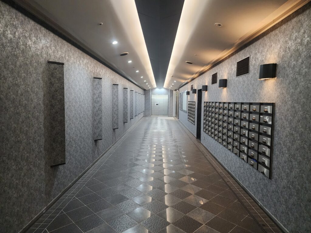 タワーマンションエントランス改修工事 着工前